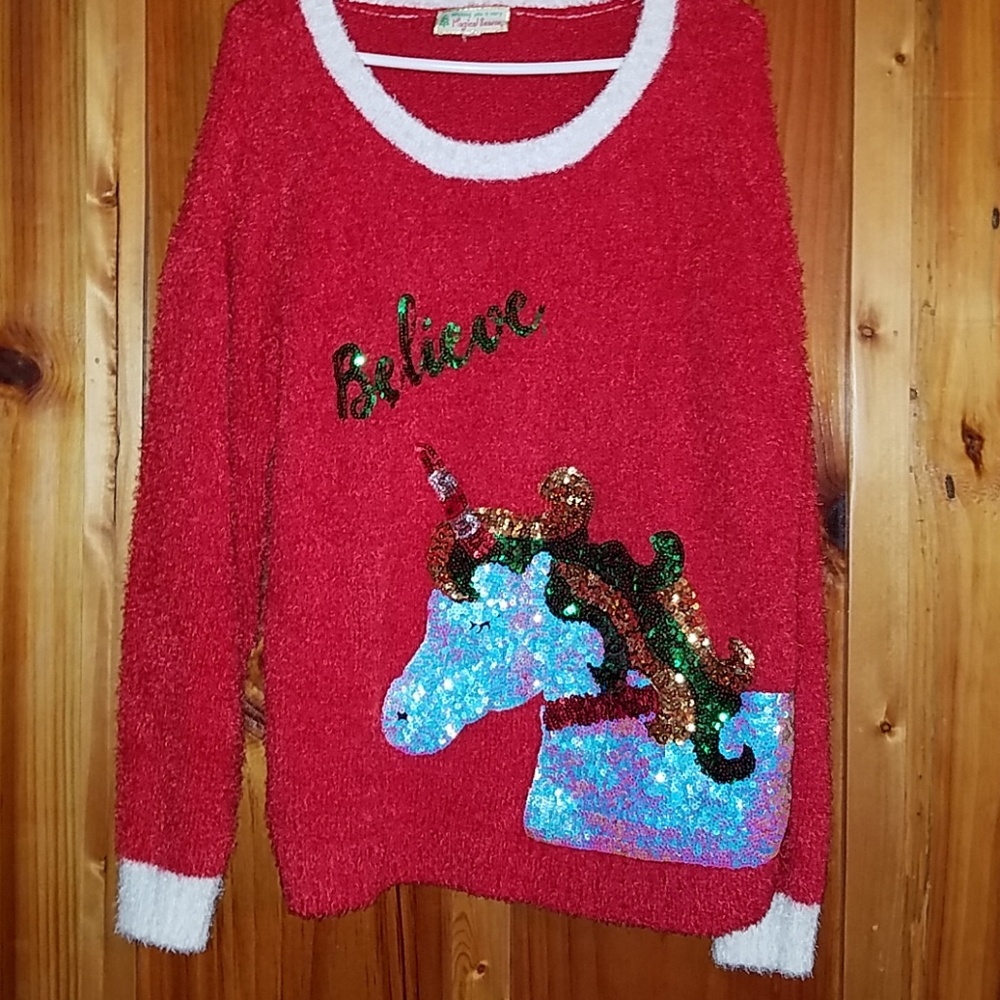 Unicorn Christmas sweater
